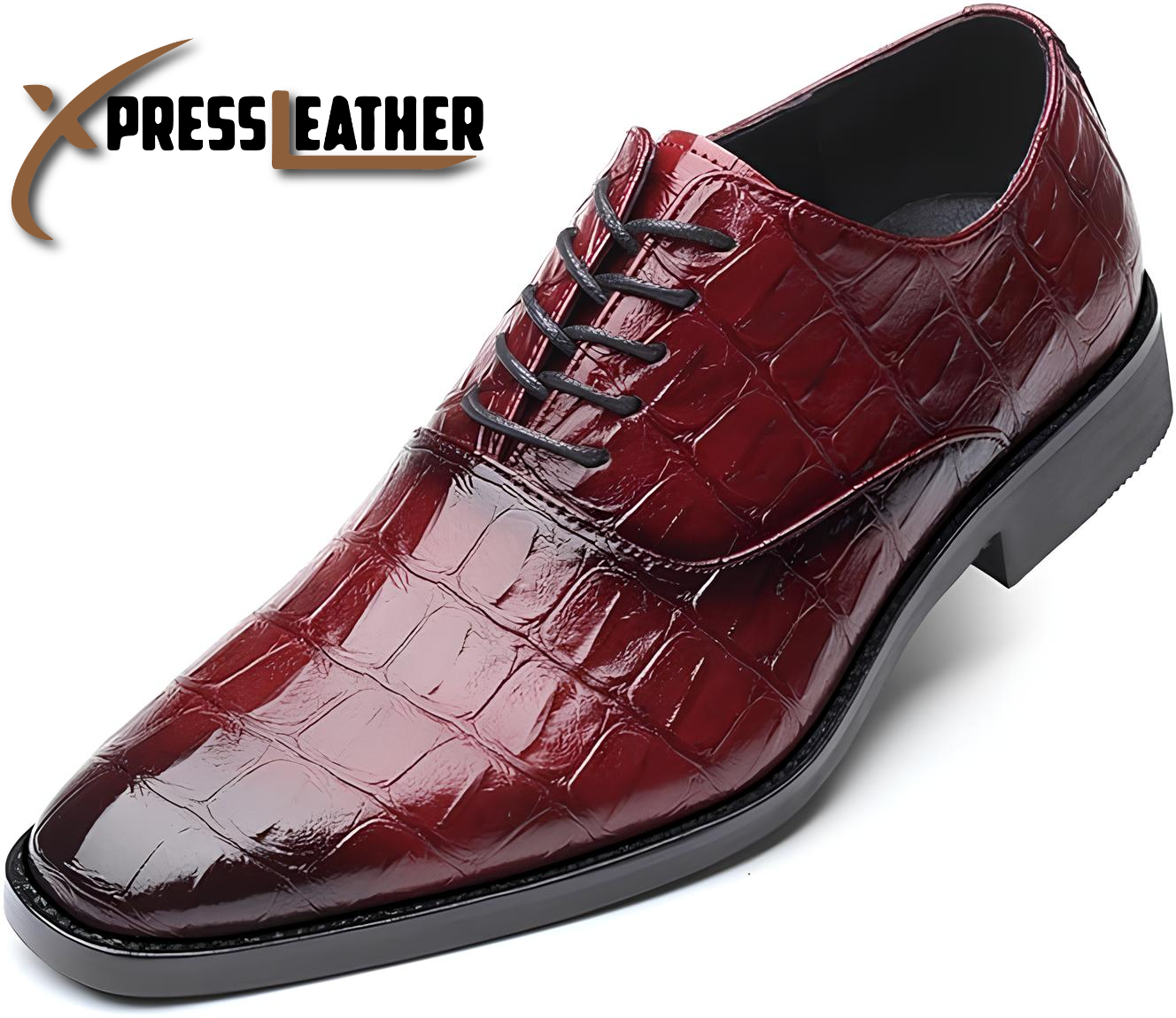 Psampa Oxford Dress Shoes For Men Lace Up